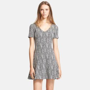 THEORY Sz 0 Nikay V Parcel  Fit & Flare Dress